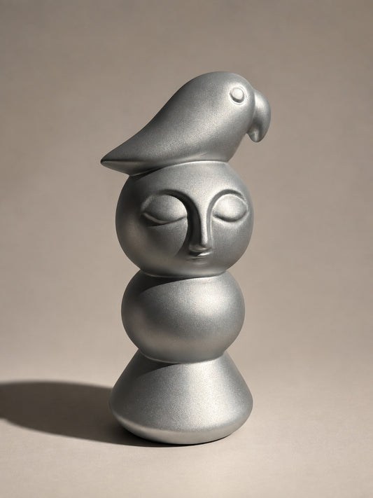 Chirp Charm | Metallic Silver