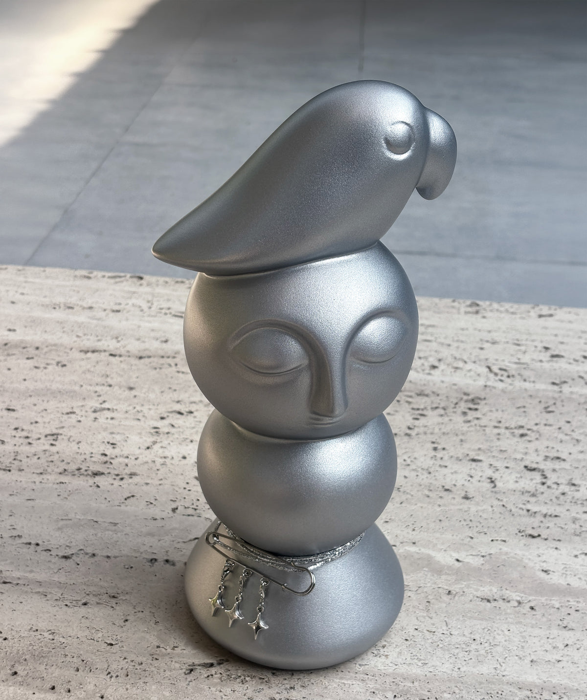 Chirp Charm | Metallic Silver